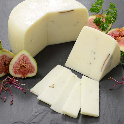 Buy Wheels of Pecorino Al Tartufo Cheese from Italy in Bulk Online